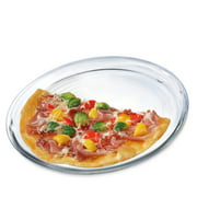 Simax Glassware Glass Pizza Form | Heat, Cold and Shock-Proof Borosilicate Glass, Made in Europe, Dishwasher Safe, 12.5-inches