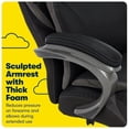 thumbnail image 4 of Pemberly Row Faux Leather Executive Office Chair with Smart Layers in Black, 4 of 7