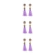 thumbnail image 5 of Pendientes largos Minnieouse Retro barroco Palacio oreja anillo Vintage Chic aleación hueco colgantes, 5 of 6