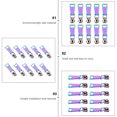 thumbnail image 3 of Miangastore Zipper Parts Square Holes 10Pcs 0.5X1.7In, 3 of 8