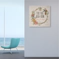thumbnail image 2 of Stupell Industries Tis the Sea-Sun Nautical Christmas Wreath Nature Painting Gallery Wrapped Canvas Art Print Wall Art, 30 x 30, 2 of 6