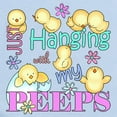 thumbnail image 2 of CafePress - Just Hanging With My Peeps Body Suit - Baby Light Bodysuit, Size Newborn - 24 Months, 2 of 4