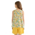thumbnail image 5 of ATOGUTA Girls Two Piece Outfit Sleeveless Tank Tops and Elastic Waist Shorts Cute Summer Short Sets Size 4T-16, Yellow, 5 of 8