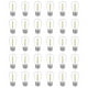 thumbnail image 1 of 30-Pack Outdoor String Light Bulbs, Waterproof S14 Replacement Bulb, E26 Base Warm White, 1 of 5