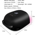 thumbnail image 2 of UV Light for Nails,UV LED Nail Lamp, Nail Dryer 86 W Professional Nail UV Light for Gel Polish with Adapter Gel Nails, 2 of 5