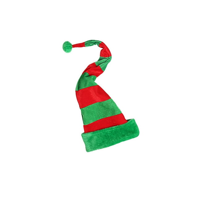 xiaxaixu Christmas Unisex Clown Cap, Stripe Pattern Elf Hat Costume Props
