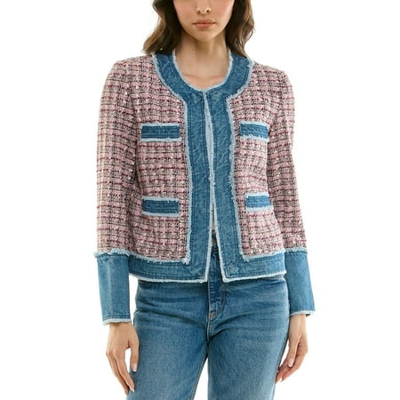 Nanette Lepore Women's Tweed Denim Jacket, Sizes S-XL