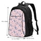 thumbnail image 5 of Balery Butterfly Mochila con carga USB para hombre y mujer - Mochila impermeable y antirrobo para laptop con puerto USB para viajes, trabajo, 5 of 7