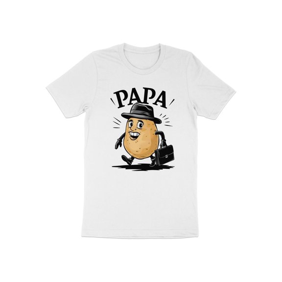 Papa Potato Foodie Dad Daddy Father Gift for Men Husband T-Shirt Father's Day Birthday Holiday Present for Daddy Tshirt