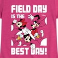 thumbnail image 3 of Disney - Field Day Best Day - Toddler And Youth Girls Short Sleeve Graphic T-Shirt, 3 of 5