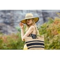thumbnail image 2 of Women's Striped Woven Jute Beach Tote Bag with Double Handle, 2 of 4