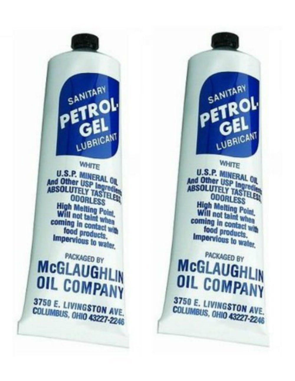 (2 Pack) Petrol Gel Food Grade Equipment LubricantNSF (2/4 oz. Tube