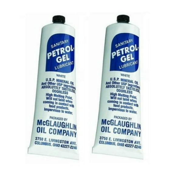 (2 Pack) Petrol Gel Food Grade Equipment LubricantNSF (2/4 oz. Tube)
