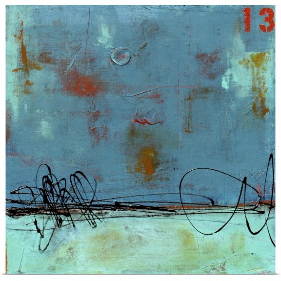 Great BIG Canvas | Rolled Erin Ashley Poster Print entitled Blue Bay Marina I