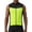 Black+Yellow, variant on Qualidyne Men's Sleeveless Cycling Jersey Vest, Full-Zip Quick-Dry Bike Jersey with 3 Rear Pockets & Reflective Detail