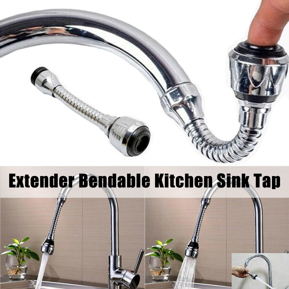 Rotating Kitchen Faucet Extension Filter Tube Extension Water Tap 360 Degree