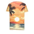 thumbnail image 5 of Fiudx Camisas para Mujer Top Informal de Primavera y Verano de Manga Corta con Cuello En V para Mujer, 5 of 5