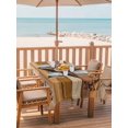 thumbnail image 2 of Outdoor Tablecloths with Umbrella Hole & Zipper, Texas Star Vintage 60 x102 Inch Rectangle Tablecloths, Berry Yellow Brown Wooden Waterproof Table Cloth, Patio/Pool/Picnic Table Covers, 2 of 8