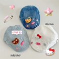 thumbnail image 2 of Sombrero de Hello Kitty con pico de pato ajustable para niñas, gorra de sol Retro de mezclilla de cuatro estaciones, versátil, Color sólido, regalo de moda, nuevo LIUWENJING unisex, 2 of 2