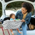 thumbnail image 2 of SafeFit XtraGuard™ Antimicrobial 5-in-1 Baby Car Seat and Nursing Cover, Unisex, Gray, 2 of 9