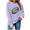 #0514-Purple, variant on Uootdi Game Day Sweatshirt Football Long Sleeve Shirts for Women Game Day Outfits Gift Football Fan Game Day Shirt Casual Tops