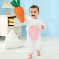 thumbnail image 7 of SILVERCELL 0-3T Baby Boys Girls Cartoon Flannel Hooded Bodysuit Playsuit One-Piece Romper Jumpsuit Homewear Outfits, 7 of 7
