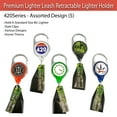 thumbnail image 4 of Lighter Leash – The Leaf Retractable Lighter Holder, Fits Standard BIC Lighters, 5-Pack, 4 of 4