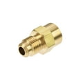 thumbnail image 3 of Adaptador de tubería de latón Uxcell de macho a hembra de 1/4 SAE a 1/8 NPT 2, 3 of 5