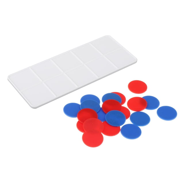 Milaget Educational Math Counting Toy Number Counting Teaching Memory Skill Number Game Red Dark Blue
