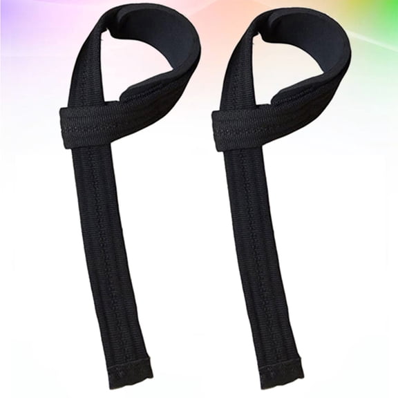 Soimiss 1 Pair Lifting Straps for Weightlifting Black Gym Accessories Weight Lifting Training Sessions