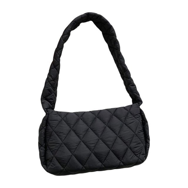 Bolso de hombro de moda Regalos Cartera Embrague Axila Bolso Casual Tote Cierre de cremallera Negro Zulema bolsas de hombro