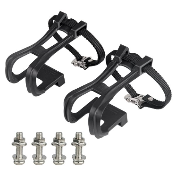 De Jaulas Para Los Dedos Del Pie Del Pedal De La Bicicleta De Ejercicio Ampliamente Compatibles Con La Correa Del Clip Del Dedo Del Pie De La Bicicleta Sweethay OD006846-00