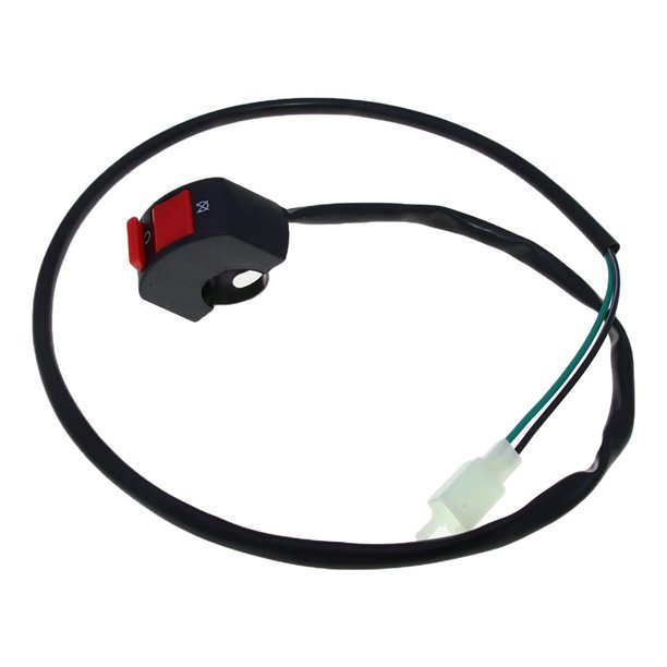 Interruptor de presión para manillar de motocicleta, encendido y apagado, 22 mm, reemplazo, estilo ancho B Estilo B