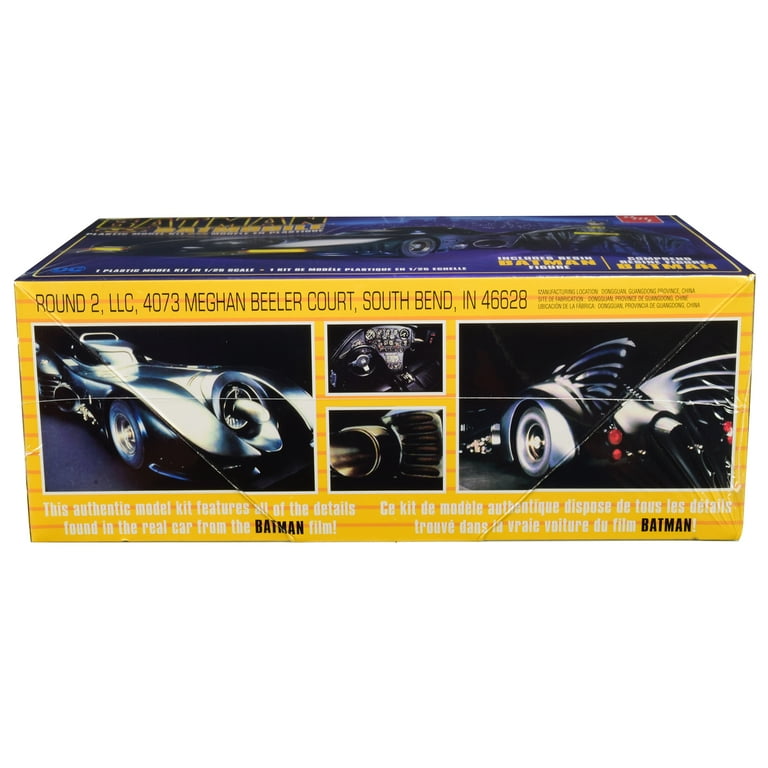 BATMAN BATMOBILE 1/25 スケール Auto World 1:25 Scale 1989 Batmobile with Resin Batman Figure