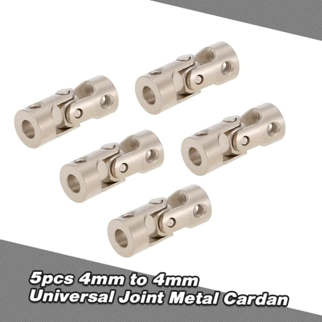 YFGEFTR Deals 5pcs Stainless Steel 4 to 4mm Full Universal Joint Cardan  Couplings for RC Car - Walmart.com