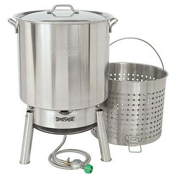 Bayou Classic KDS-182 82 qt. Stainless Steel Crawfish Cooker Kit