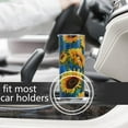 thumbnail image 5 of Sunflower Tumbler Cup - Sunflower Gifts for Women - Floral Flower Tumblers with Lid and Straw - 20 Oz Stainless Steel Insulated Water Bottle, 5 of 6