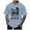 Blue, variant on toraway Summer Clothes Pocket Protector for Men Shirt with Badge Men's Summer Home Short Sleeved Round Neck Short Sleeved Graduation T Shirt Prod Mom of A 2024 Graduation M