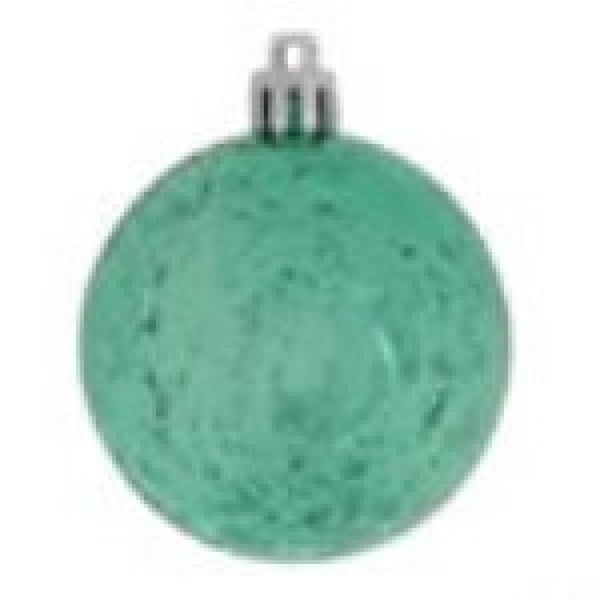 Vickerman 10" Teal Shiny Mercury Ball Christmas Ornament