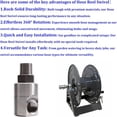 thumbnail image 6 of CATPAN 1/2 Inch MXF Heavy Duty Hose Reel Swivel Compatible with Industrial and Home Steel Swivel Joint Air Hose Reel Parts, Replace 9SS8MP50XFP50-Ni-AL #5124, 6 of 7