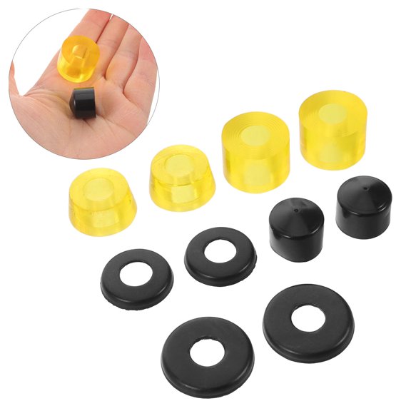 ETEREAUTY Skateboard Bushing Replacement Kit with Dampening Pads for and Skateboard Trucks