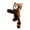 E, variante sur Poupée en Peluche à Imprimé Léopard avec Bracelet Convertible, Jouet Animal Créatif et Accessoire de Poignet à la Mode pour le Jeu des Enfants et le Plaisir à Thème Zoo, Cadeau Polyvalent pour Enfants un Cercle Unisexe