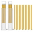 thumbnail image 4 of 12 Pieces 2.8 mm Pencil Refills Carpenter Mark Professional Woodworking Pencils Deep Hole Pen Replacements Woodworking Architect Positioning Tool Yellow, 4 of 7