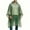 #0359-Army Green, variant on Ceisia Men Portable Hooded Rain Poncho Lightweight Waterproof Reusable Loose Rain Cape Non Disposable Raincoat For Hiking Camping Travel Outdoor Activity Gift