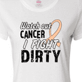 thumbnail image 4 of Inktastic Watch Out, Cancer, I Fight Dirty- uterine cancer awareness Women's T-Shirt, 4 of 5