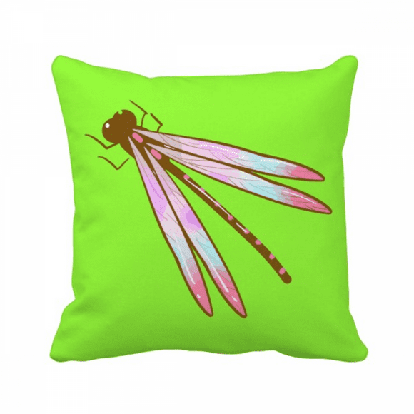 Articulated Pod Dragonfly Odonata Throw Pillow Sleeping Sofa Cushion Cover