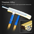 thumbnail image 4 of 5 12 18 Feet 20 30 40 FT Window Cleaning Pole Dust Remover, Professional Outdoor Window Squeegee Kit/Reach Windows Washer Bars T Shape Extendable for Tall Windows Washing Dustproof, Portable (Size, 4 of 7