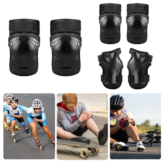 Conjunto De Rodilleras Para Niños Conjunto De Equipo De Protección Deportiva Equipo De Protección Para Deportes Al Aire Libre Transpirable Ajustable Eigraketly OD015619-02