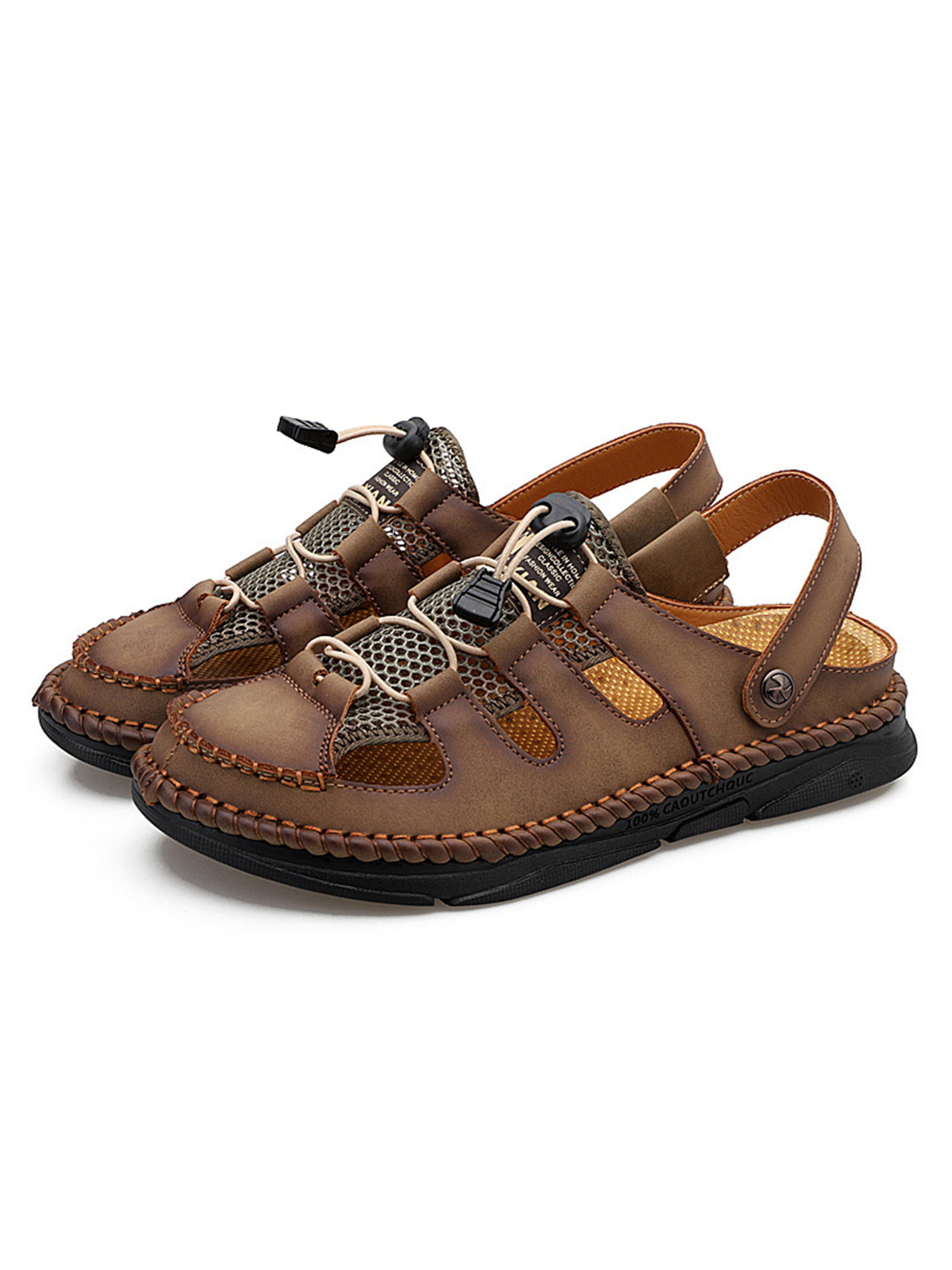 New Men Beach Buckle Strap Hollowed Out asual Breathable Fisherman Sandal Shoes