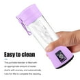 thumbnail image 6 of 380ml Mini Blender Portable Juicer Cup USB Rechargeable Fruit Smoothies Mixer, 6 of 7
